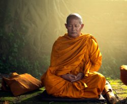 monk mantra patience Meme Template