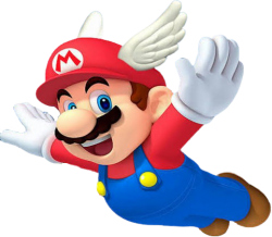 Mario wing hat Meme Template