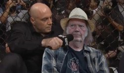 Joe Rogan and Neil Young Meme Template