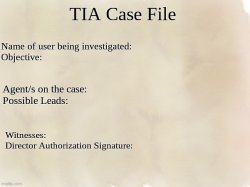 TIA Case File Meme Template