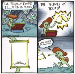 scroll of thruth Meme Template