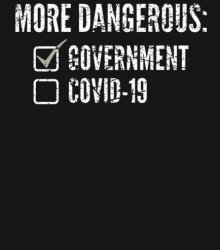 More Dangerous: Government or Covid-19 Meme Template