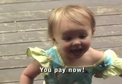 Pearl "You Pay Now" Meme Template