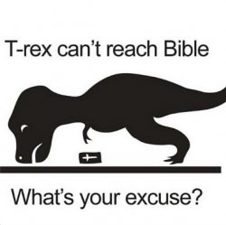 T-red can’t reach bible Meme Template