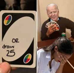 Biden Draw 25 Meme Template