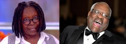 Whoopi and Clarence Thomas Meme Template
