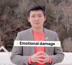 Asian guy emotional damage Meme Template