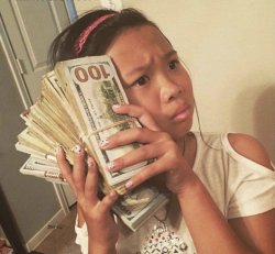 Asian girl money Meme Template