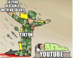 Tiktok saved youtube Meme Template