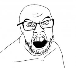 Angry Soyboy Meme Template