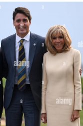 justin trudeau brigitte macron Meme Template