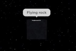 Flying rock Meme Template