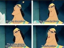 The Poison for Kuzco Meme Template