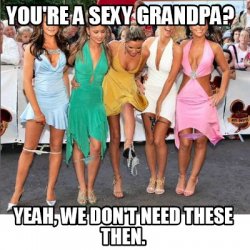 Sexy grandpa Meme Template
