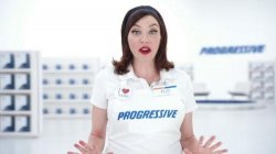 Flo from Progressive is shocked Meme Template