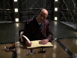 The Doctor Star Trek Voyager Writing In Diary Meme Template