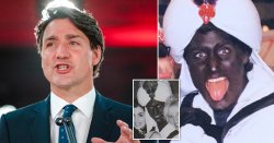 Blackface Trudeau Meme Template