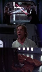 Star Wars Vader Luke Skywalker Obi wan Meme Template