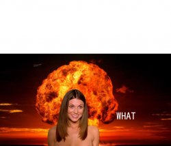 Confused What Cerina Vincent, White text space on top Meme Template