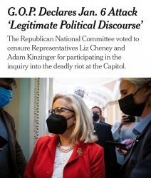 GOP censures Liz Cheney and Adam Kinzinger Meme Template