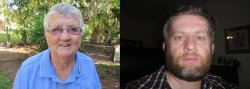 Anne Gardiner and her son Andrew Robert Gardiner Meme Template