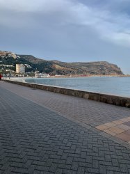 Javea Spain sea walk Meme Template