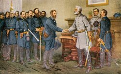 Lee - Grant Appomattox Court House Meme Template