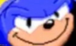 Sonic smile Meme Template