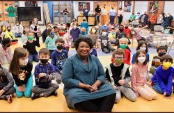 Maskless Stacy Abrams Meme Template