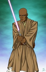 Mace Windu Jedi of the Republic Meme Template
