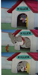 Tom and Jerry Evil Laughter Meme Template