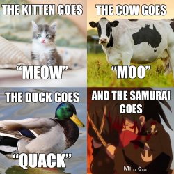 Cow goes moo Meme Template
