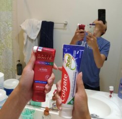Deep Phone Toothpaste Meme Template