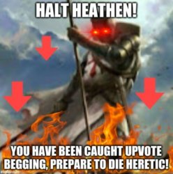 Halt Heathen! Meme Template