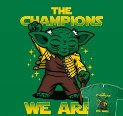 Yoda the champions we are Meme Template