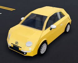Fiat 500 from car crashers 2 Meme Template
