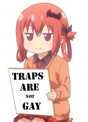 anime holding sign Meme Template