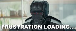 Frustration Loading Robot Meme Template