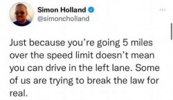 Speeding etiquette Meme Template