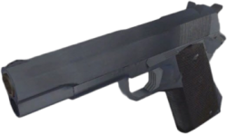 Dead Rising 1 pistol. Meme Template