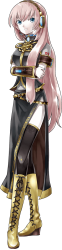 A png of megurine Luka Meme Template