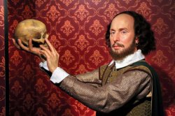 shakespeare with skull Meme Template