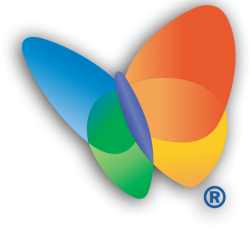 MSN butterfly logo Meme Template