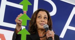 Kamala Harris upvotes Meme Template