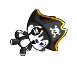 Pirate Husky dog 2 Meme Template