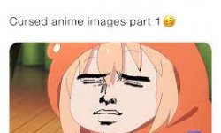 Cursed anime... Meme Template