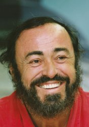 Luciano Pavarotti smiles Meme Template