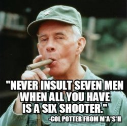 Colonel Potter Quote Meme Template