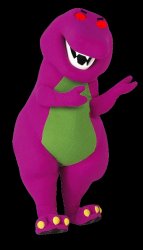Evil Barney Meme Template