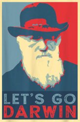 Let's Go Darwin Meme Template